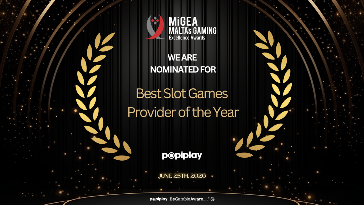 Popiplay, Migea Excellence Awards 2026'Da Yılın En İyi Slot Oyunları Sağlayıcısı Adayı